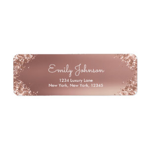 Blush Pink Rose Gold Glitter and Sparkle