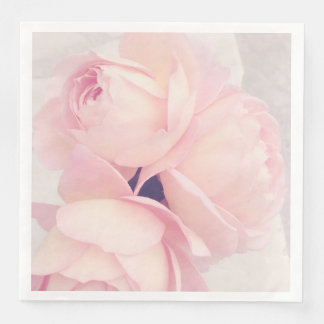 Blush Pink Rose Napkin