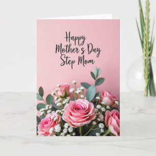 Blush Pink Roses Card