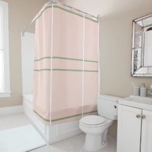 Blush Pink Sage Green White Geometric 