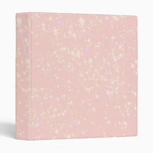 Blush Pink Shimmer - Add Text, Monogram as desired Binder