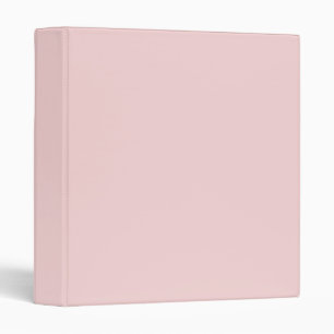 Blush Pink Solid Colour Binder