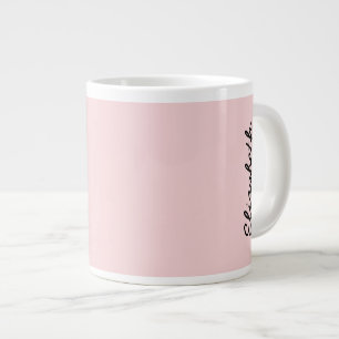 Blush Pink Solid Colour Large Coffee Mug