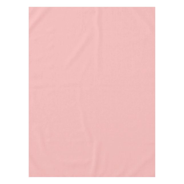 Blush Pink Solid Colour Tablecloth (Front)