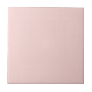Blush Pink Solid Light Scratch Ceramic Tile