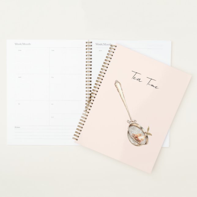 Blush Pink Tea Time Planner (Display)