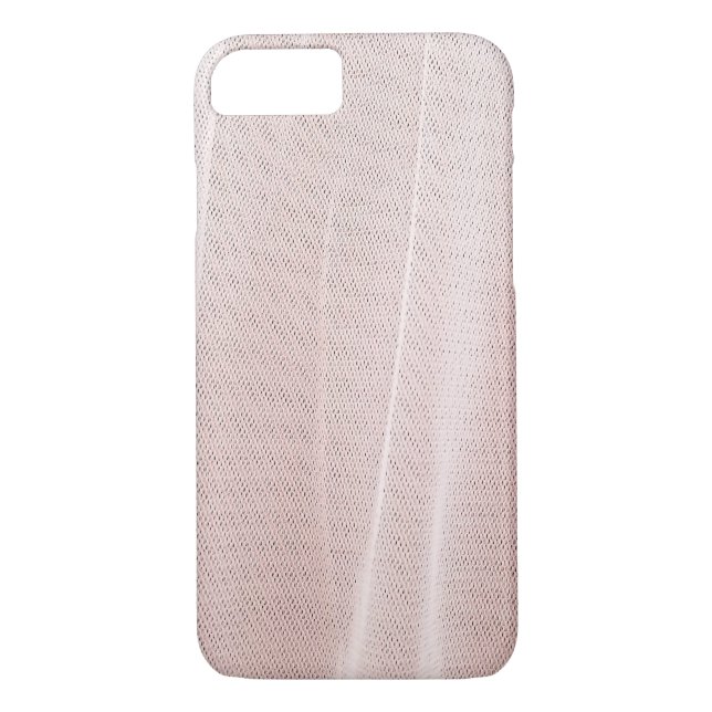 blush pink tulle fabric Case-Mate iPhone case (Back)