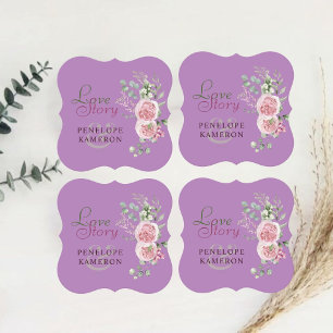 Blush Pink Watercolor Floral Peony  Paper Coaster