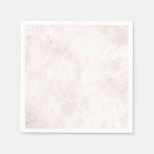 Blush Pink Watercolor Stain Modern Glam Wedding Napkin