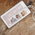 Blush Pink We Love You Mom Photos Keychain<br><div class="desc">The perfect gift for mom this Mother's Day</div>