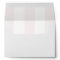 Blush Pink White 3 Stripe Envelope for 5x7 Invite