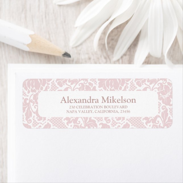 Blush Pink White Chinoiserie Floral Bridal Shower  (Insitu)