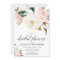 Blush pink white floral rustic fall bridal shower