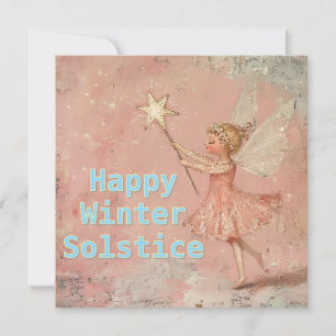 Blush Pink Winter Solstice Card