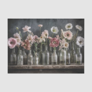 Blush Poppies Tissue Paper