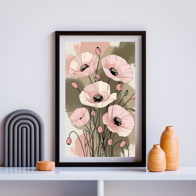 Blush Poppy Botanical Print 4 (Creator Uploaded)