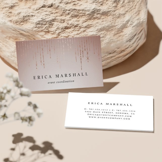 Blush Rain Business Card (Creator Uploaded)