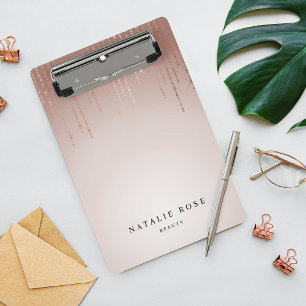 Blush Rain Personalized Mini Clipboard