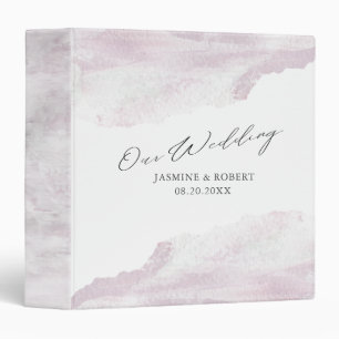 Blush Rêveur ⎥ Classeur de Mariage Personnalisé