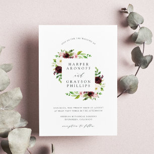 Blush Romance Wedding Invitation