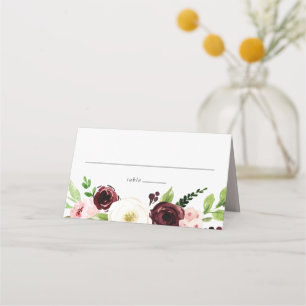 Blush Romance Wedding Place Card