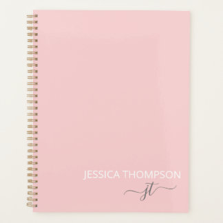 Blush Rose 2025 Écriture Simple Monogramme Féminin