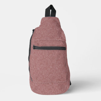 Blush Rose Blossoms Sling Bag