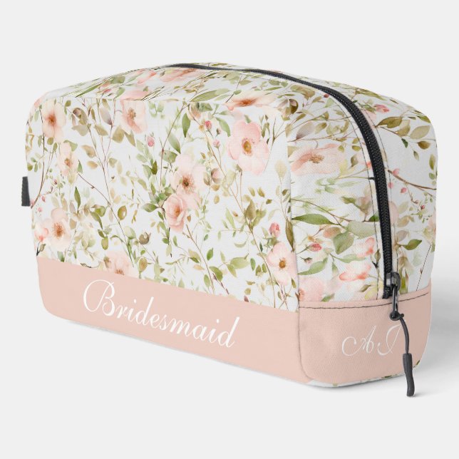 Blush Rose Bridesmaid Dopp Kit (Right Corner)