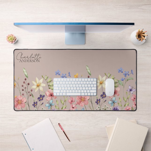 Blush rose Floral Cadeau l Fleur sauvage personnal (Bureau 1)
