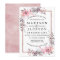 Blush & Rose Gold Framed Wedding Invitations