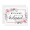 Blush & Rose Gold Framed Will You Be My Bridesmaid