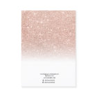 Blush rose gold glitter jewellery earring display