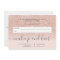 Blush rose gold glitter ombre gift certificate