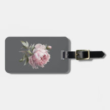 Blush Rose Luggage Tag — Lumina & Ash Collection