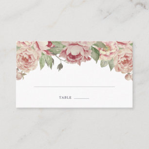 Blush Rose Seating Cards
