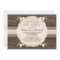 BLUSH RUSTIC FLORAL BOHO COUPLES BABY SHOWER