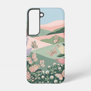 Blush & Sage Butterfly Meadow Phone Case