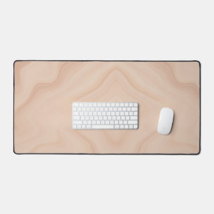 Blush & sand Plug In AI art Desk Mat