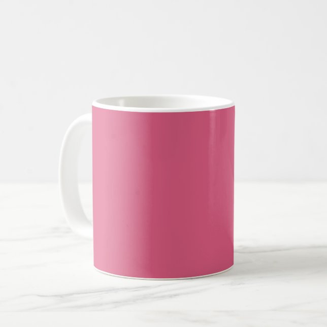 Blush (solid colour)  coffee mug (Front Left)