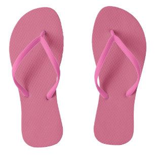 Blush (solid colour)  flip flops