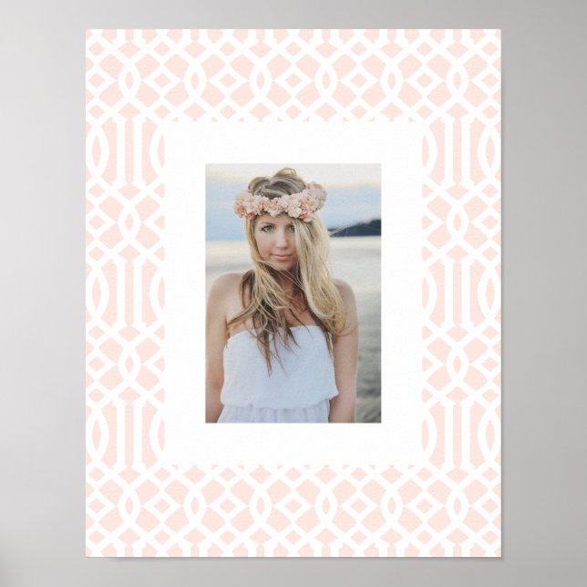Blush Trellis Poster (Front)