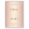 Blush Wedding Place Cards Vintage