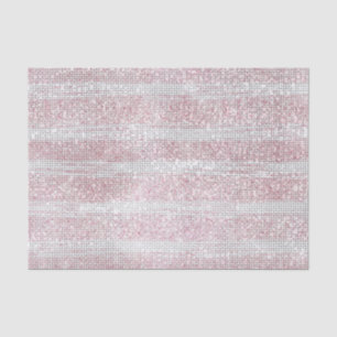 Blush White Sparkle Birthday Tissue Paper