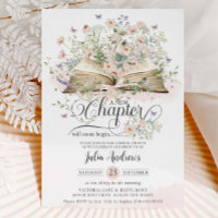 Blush Wildflower Books New Chapter Bridal Shower