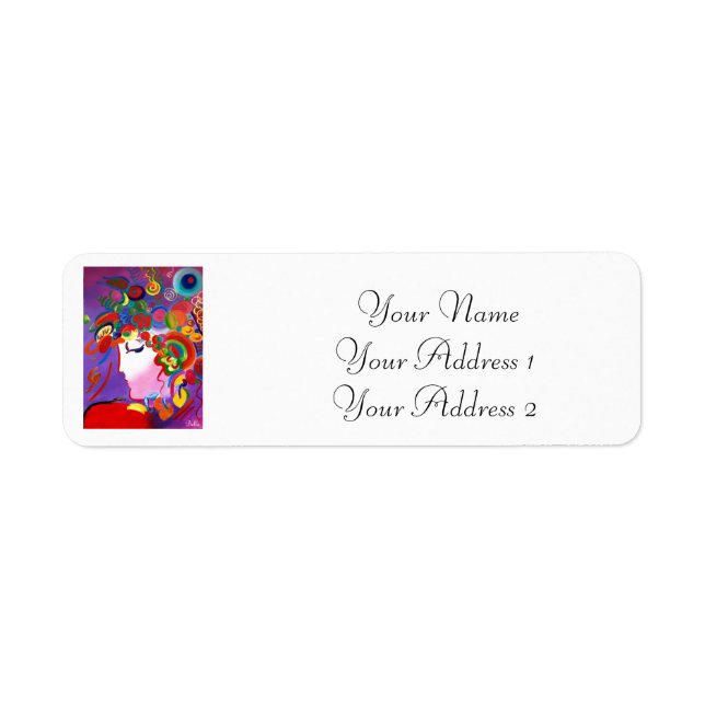 Blushing Beauty Custom Address Labels (Front)