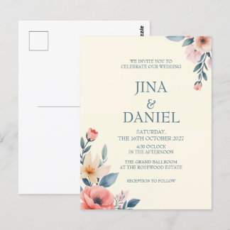 Blushing Bloom  Postcard