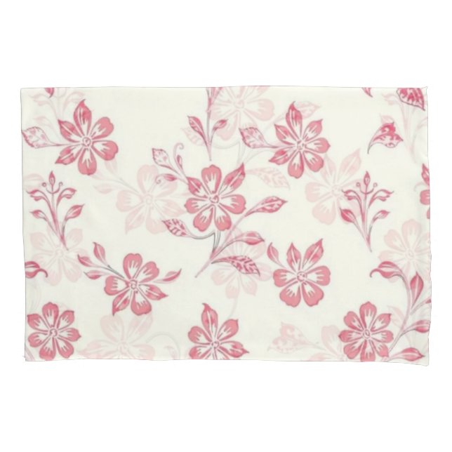 Blushing Blooms Pillowcase (Front-Left)