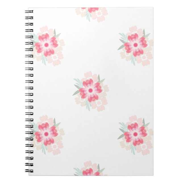 "Blushing Blossom"  Notebook (Front)