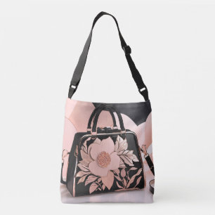 Blushing Creamy Cream AI art Crossbody Bag