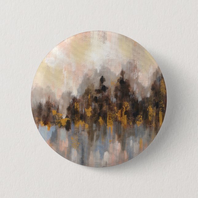 Blushing Forest I 2 Inch Round Button (Front)